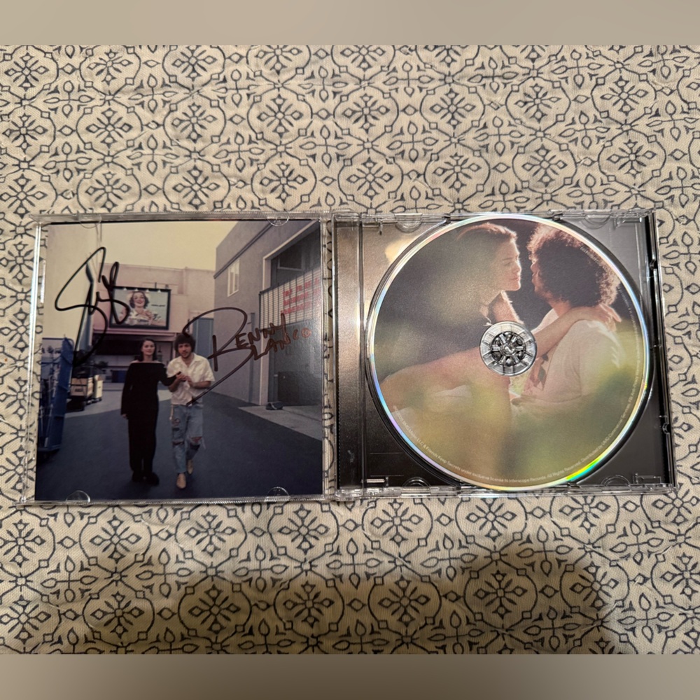 Selena Gomez and Benny blanco signed standard cd